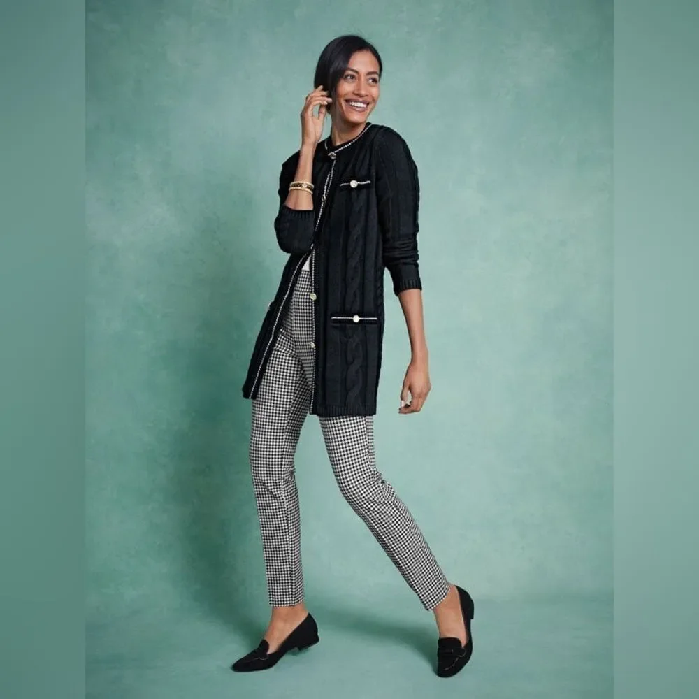 Talbots bold houndstooth